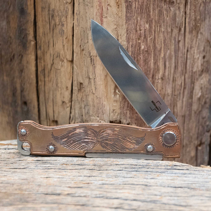 Kamphaus Copper Engraved Boker Pocket Knife