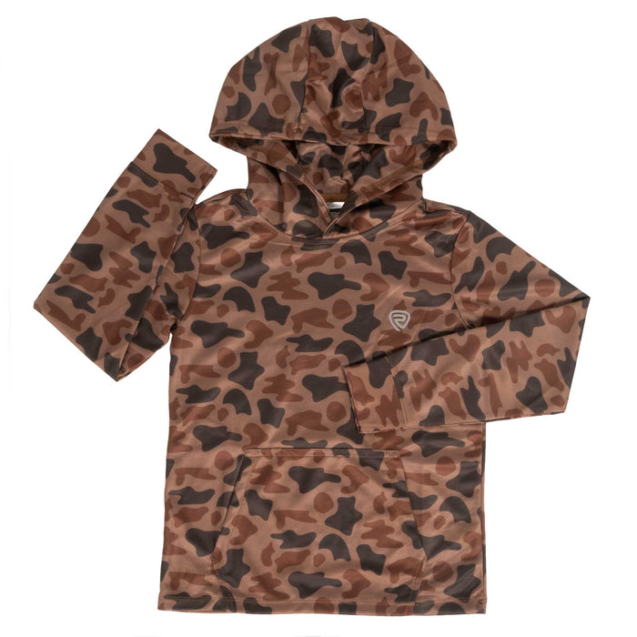 Rock & Roll Denim Boy's Camo Performance Mesh Hoodie