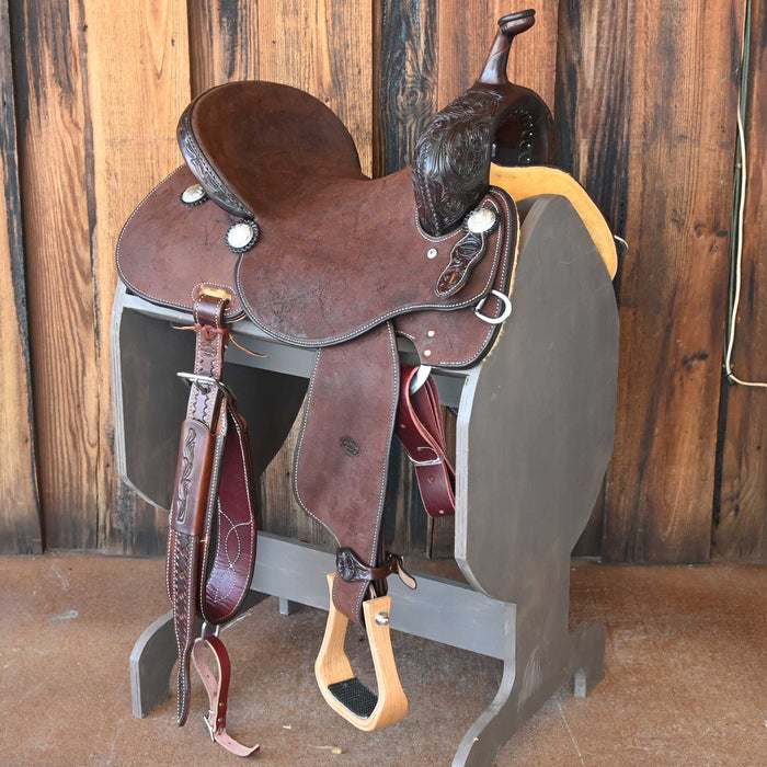 15" TESKEY'S BARREL SADDLE Saddles - New Teskey's Saddlery