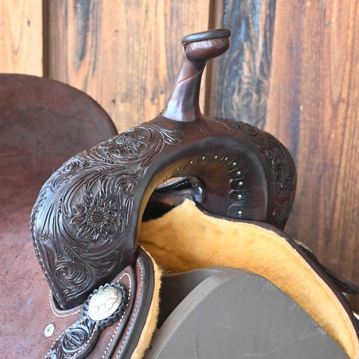 15" TESKEY'S BARREL SADDLE Saddles - New Teskey's Saddlery