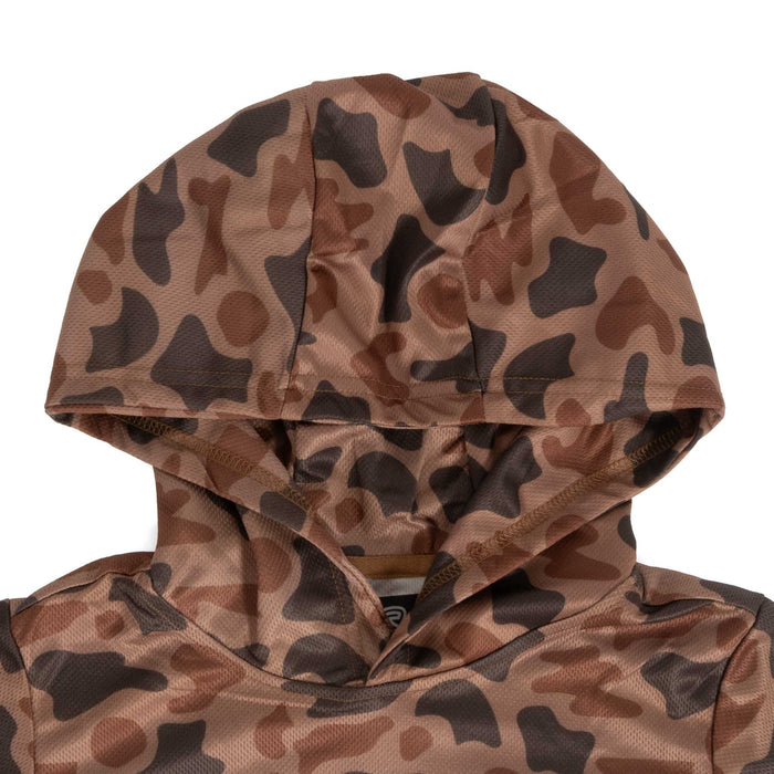 Rock & Roll Denim Men's Camo Performance Mesh Hoodie
