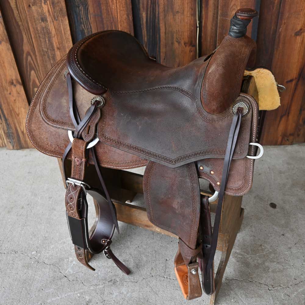 17" USED MARTIN PERFORMANCE CUTTING SADDLE Saddles Martin Saddlery   