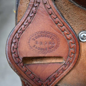 14"USED CORRIENTE BARREL SADDLE Saddles Corriente   