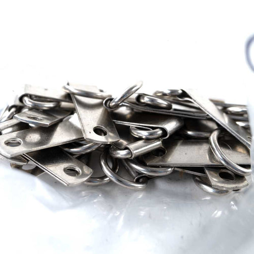 NEW Steel D Rings Clips Set Of 20 Sale Barn Teskey's