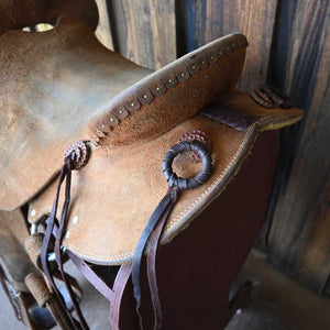 16.5" USED TESKEY'S STRIP DOWN RANCH SADDLE Saddles Teskey's Saddlery