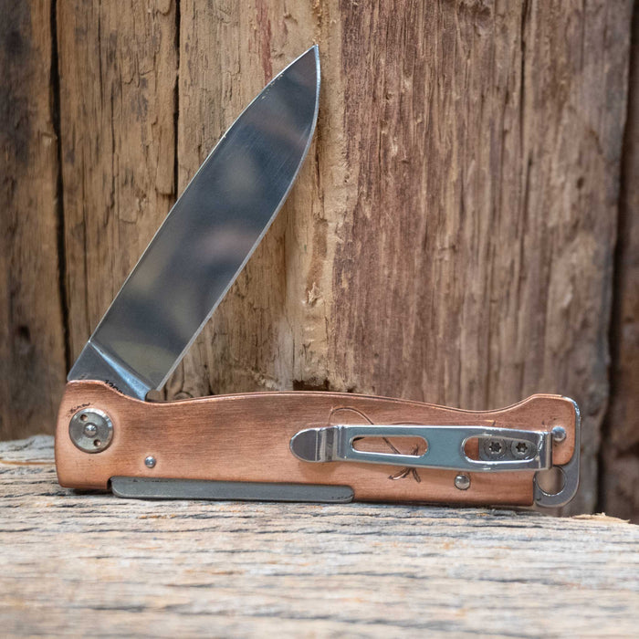 Kamphaus Copper Engraved Boker Pocket Knife