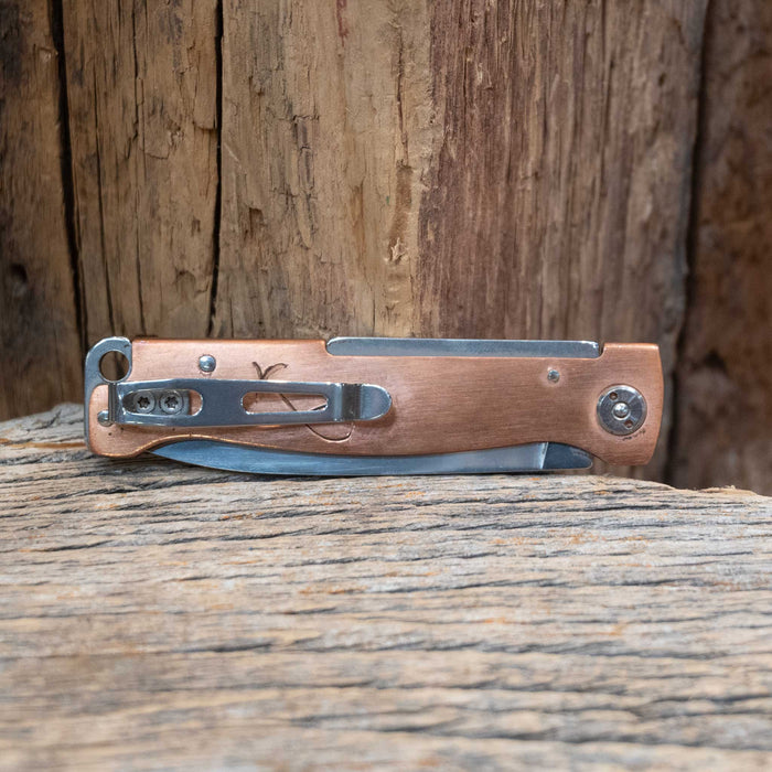 Kamphaus Copper Engraved Boker Pocket Knife
