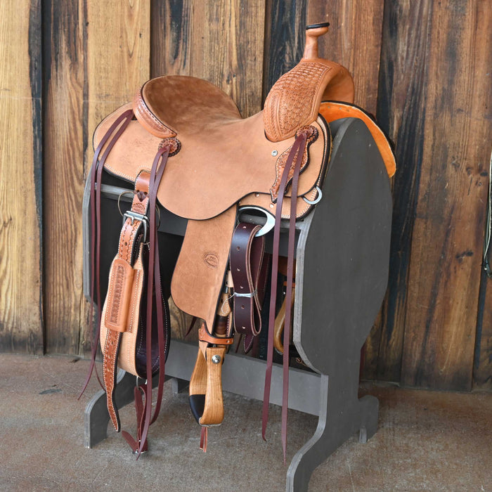 14" TESKEY'S PRO CUTTER RANCH CUTTER SADDLE