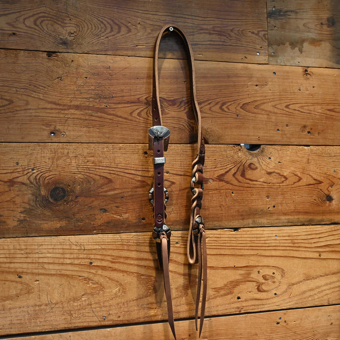 Joe Hipp Split Ear Headstall w/Teskey's Hardware