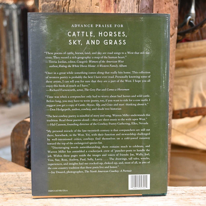 First Edition "Cattle, Horses, Sky & Grass" by Joe Beeler Collectibles Joe Beeler