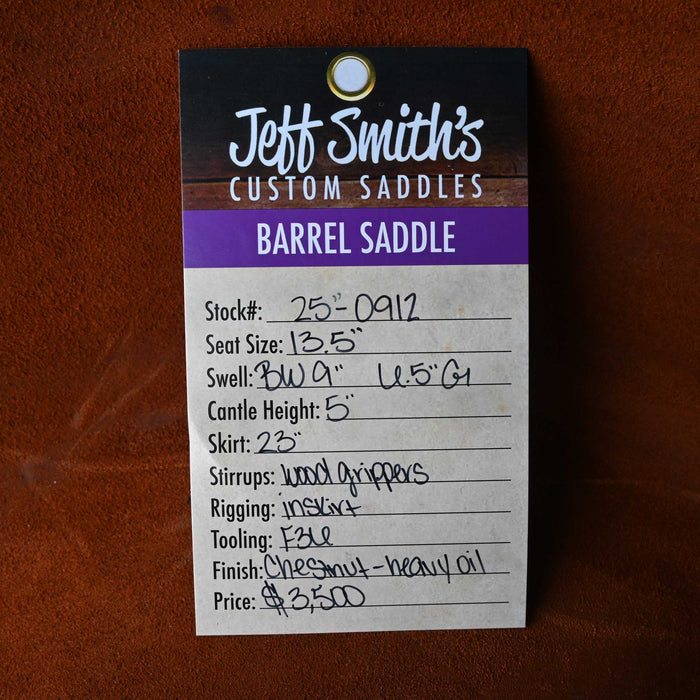 13.5" JEFF SMITH BARREL SADDLE