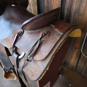 15.5" USED LUKE LANE RANCH SADDLE Saddles Luke Lane