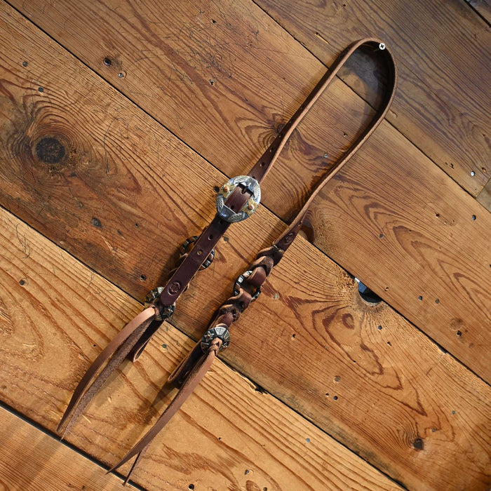 Joe Hipp Split Ear Headstall w/Teskey's Hardware