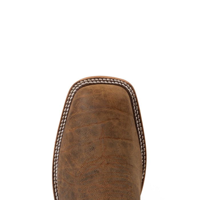 Anderson Bean Men's Wide Square Toe Natural Brahma Bison Boot