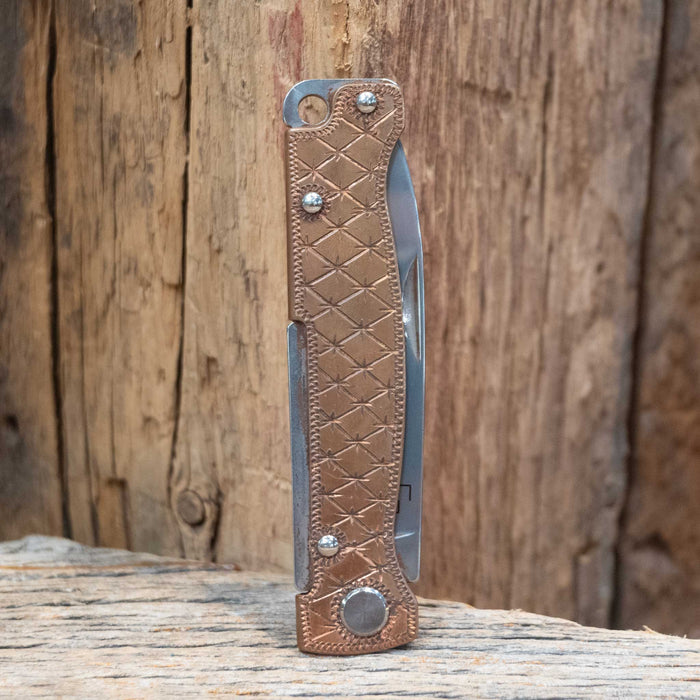Kamphaus Copper Engraved Boker Pocket Knife