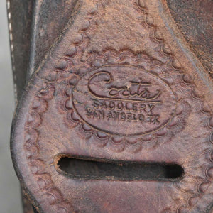 14.5" USED COATS ROPING SADDLE