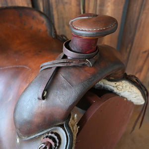 15.5" USED ROPING SADDLE Saddles SHOPMADE