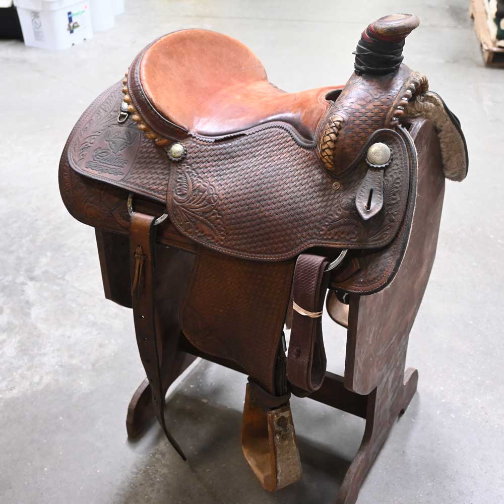 15.5" USED RUNNING P ROPING SADDLE