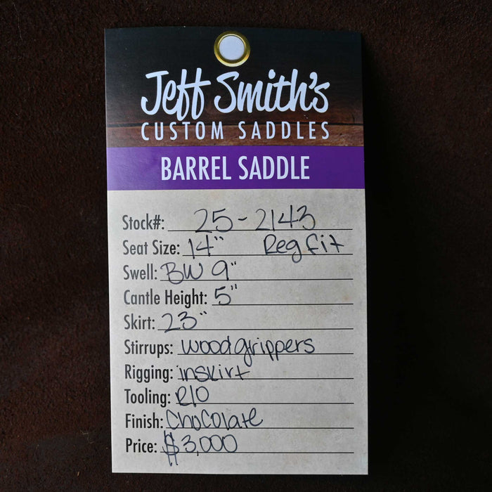 14" JEFF SMITH BARREL SADDLE