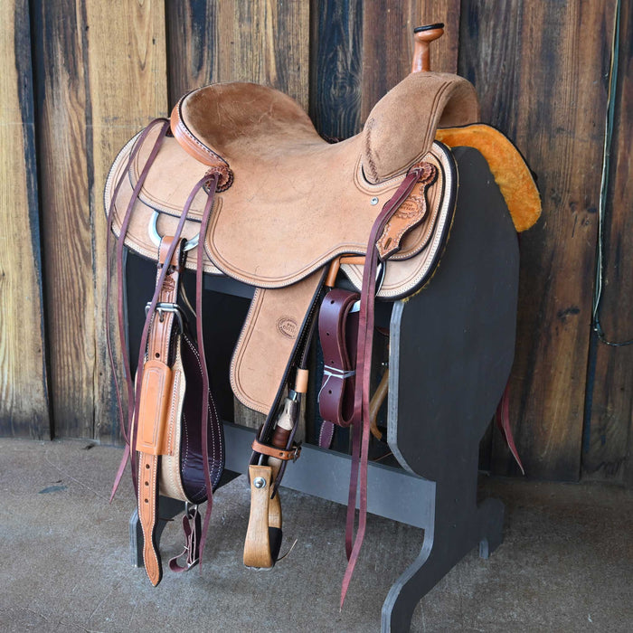 15.5" TESKEY'S PRO CUTTER RANCH CUTTER SADDLE