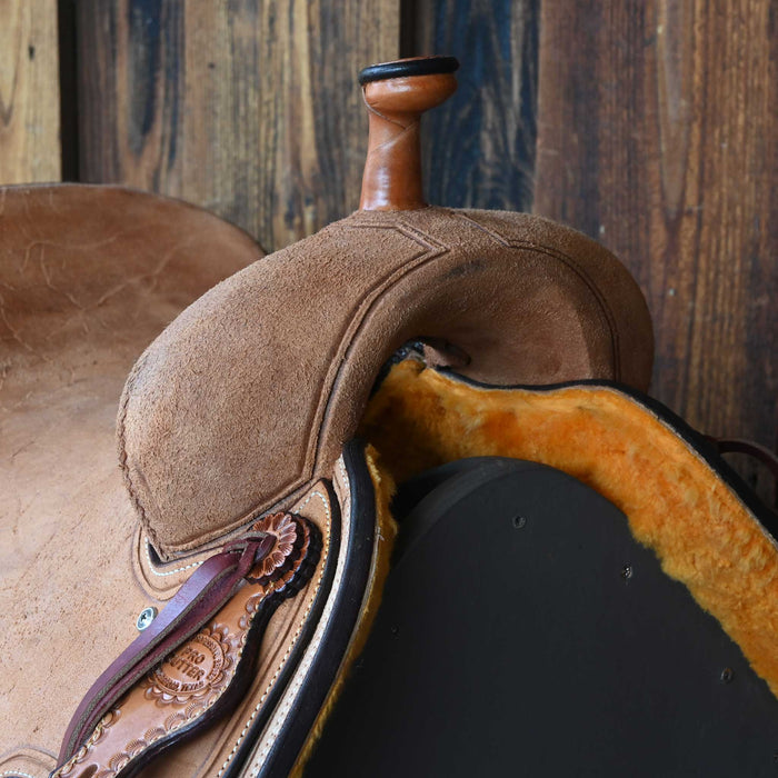 15.5" TESKEY'S PRO CUTTER RANCH CUTTER SADDLE