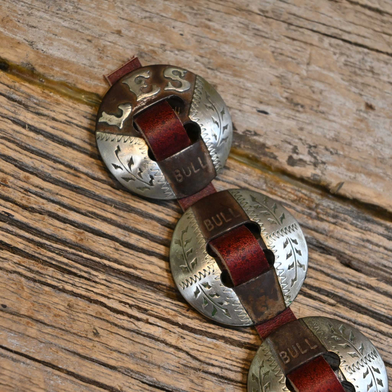 Handmade Bull Concho 6pc. Set Collectibles Bull