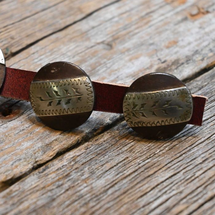 Handmade Bull Concho 6pc. Set