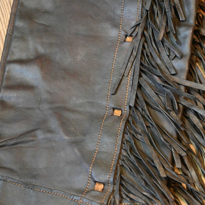 1910 Fred Baker Shotgun Chaps Tack - Chaps & Chinks Fred Baker