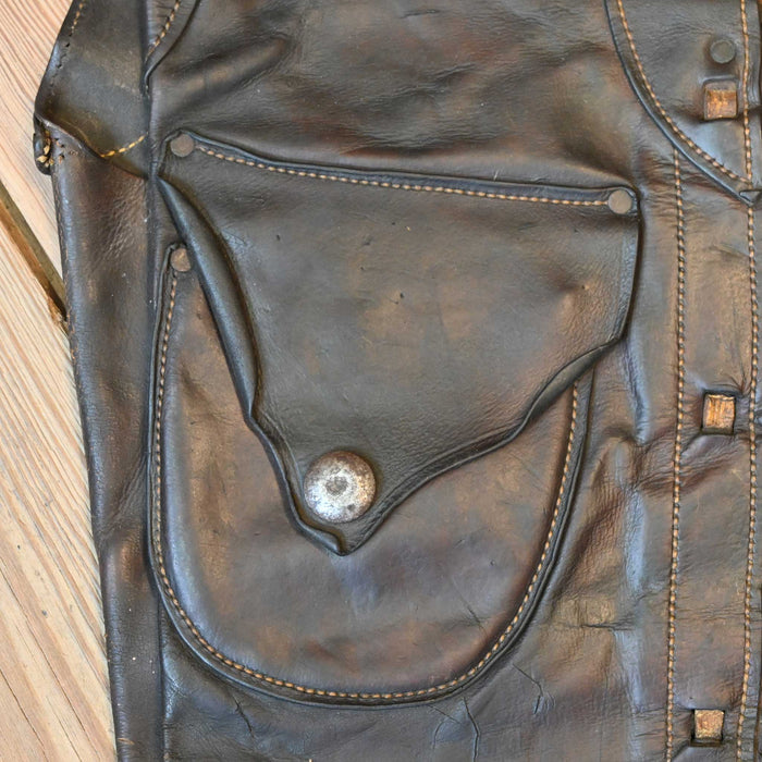 1910 Fred Baker Shotgun Chaps Tack - Chaps & Chinks Fred Baker