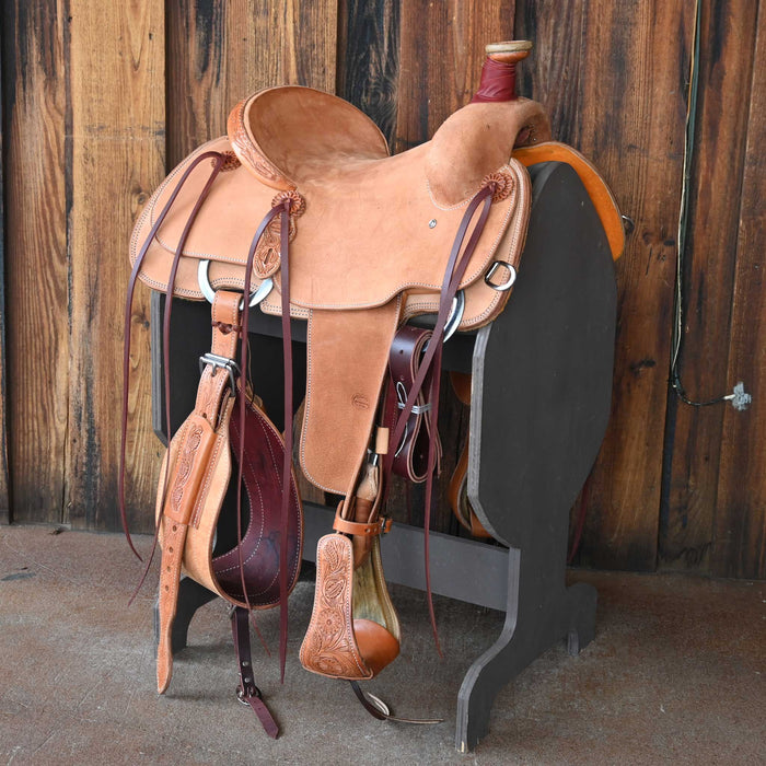 14.5" TESKEY'S TEAM ROPING SADDLE