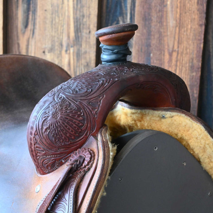 15" USED JEFF SMITH COWBOY SADDLE