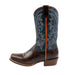 Roper Boy's Clint Cutter Toe Burnish Brown Dark Blue Western Boot KIDS - Footwear - Boots Roper Apparel & Footwear