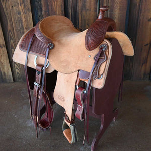 15" TESKEY'S RANCH CUTTER SADDLE Saddles Teskey's Saddlery