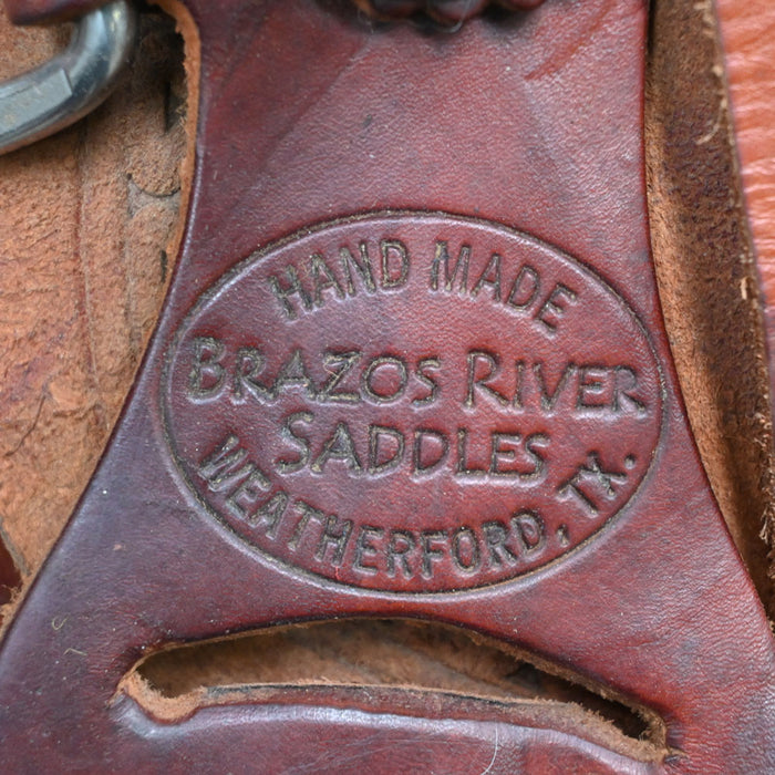 16" USED BRAZOS RIVER POST HORN SADDLE Saddles - Used Brazos River Saddlery