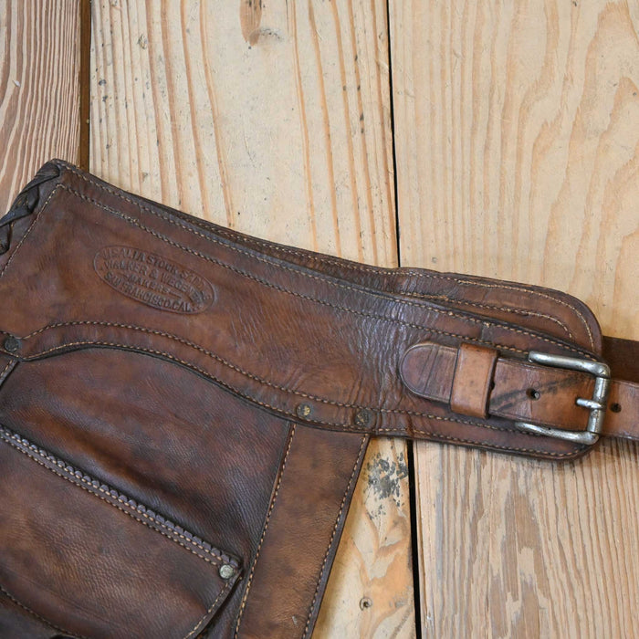 1930's Visalia Shotgun Chaps Tack - Chaps & Chinks Visalia Stock Co.