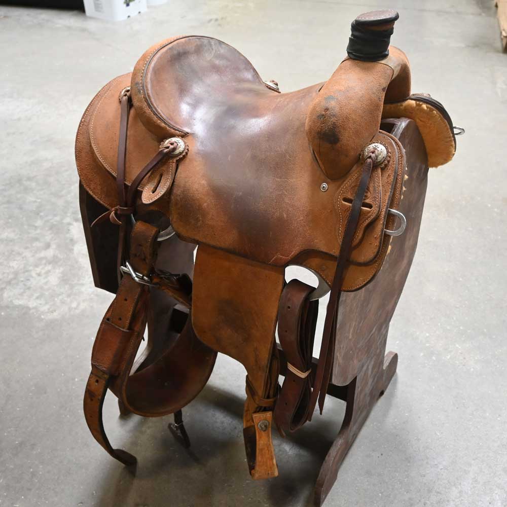 14" USED CACTUS RANCH SADDLE Saddles CACTUS SADDLERY   