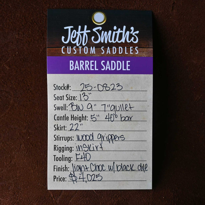 13" JEFF SMITH BARREL SADDLE