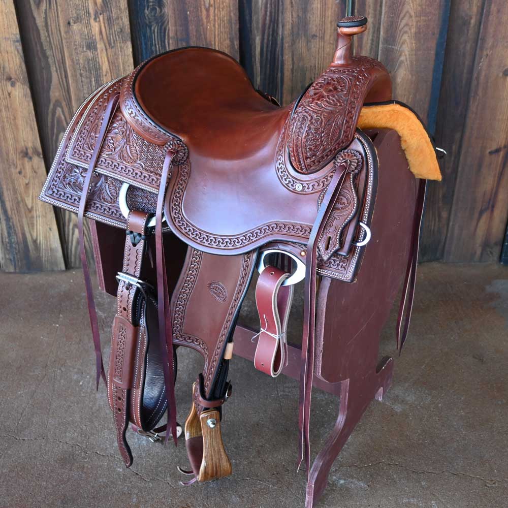 15" TESKEY'S PRO CUTTER RANCH CUTTER SADDLE Saddles Teskey's Saddlery