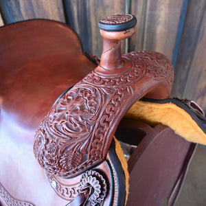 15" TESKEY'S PRO CUTTER RANCH CUTTER SADDLE Saddles Teskey's Saddlery