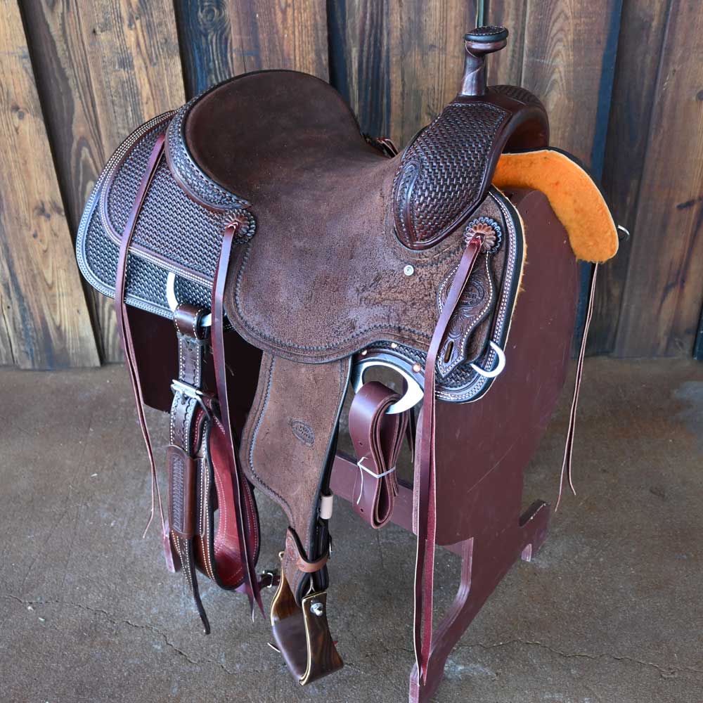 15" TESKEY'S PRO CUTTER RANCH CUTTER SADDLE Saddles Teskey's Saddlery