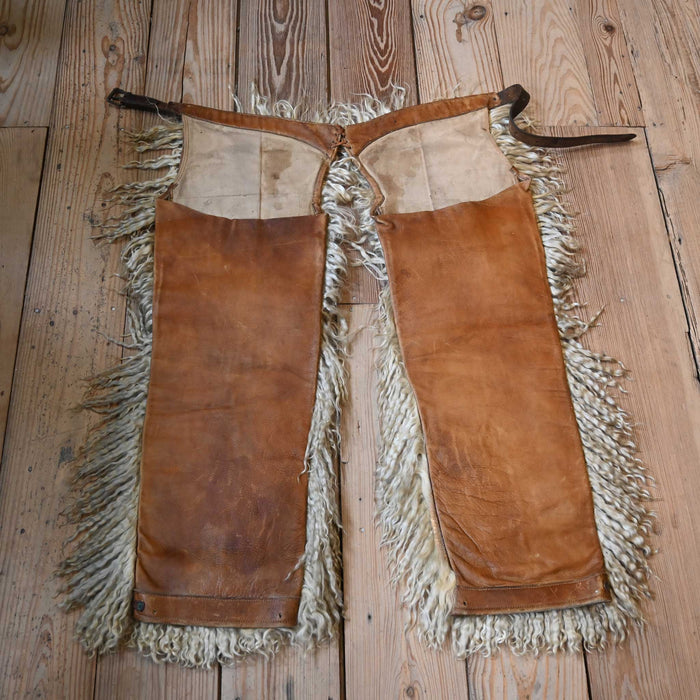 1910's F.A. Meanea Woolie Chaps Tack - Chaps & Chinks Frank A. Meanea