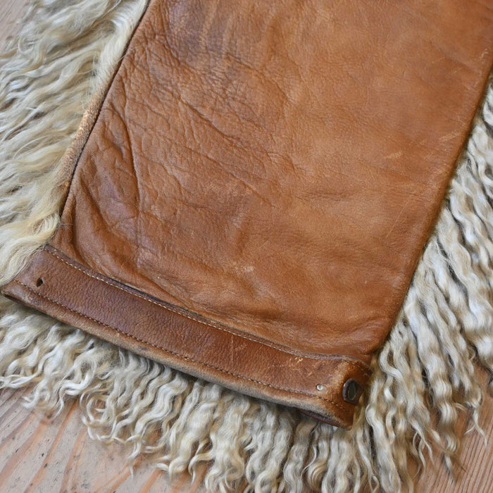 1910's F.A. Meanea Woolie Chaps Tack - Chaps & Chinks Frank A. Meanea