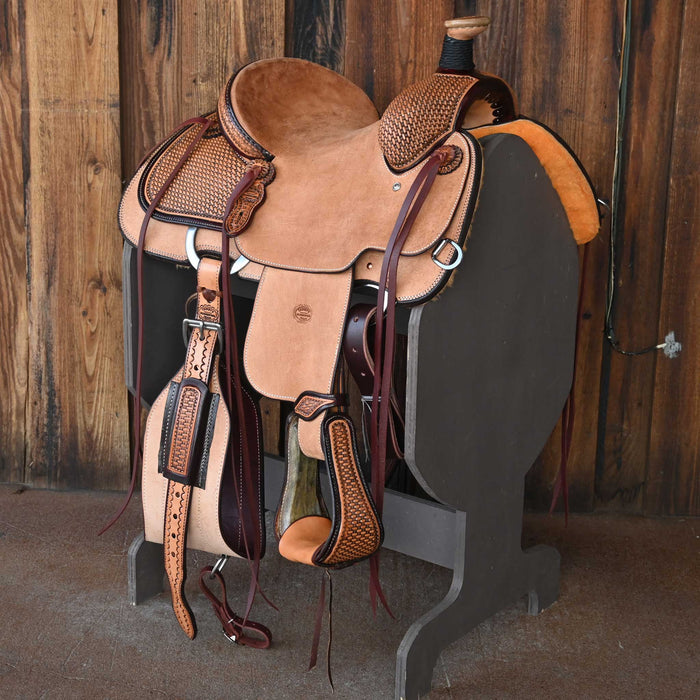 12.5" TESKEY'S TEAM ROPING SADDLE