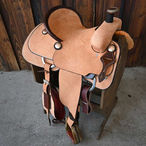 14" TESKEY'S ROPING SADDLE Saddles Teskey's Saddlery