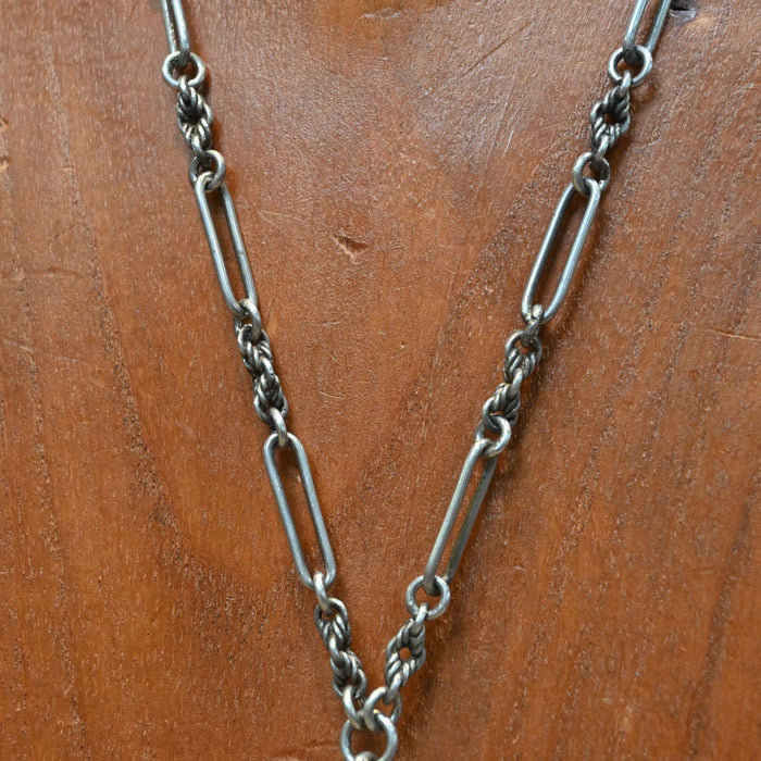 1950's - 60's Pistol Charm on Victorian Watch Chain