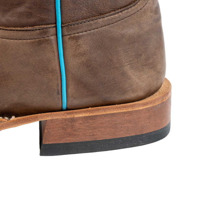 Anderson Bean Men's Square Toe Dark Brown Barcelona Western Boot MEN - Footwear - Western Boots Anderson Bean Boot Co.