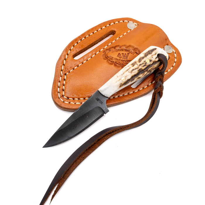 Justin Wiley Carbon Steel Drop Point Knife