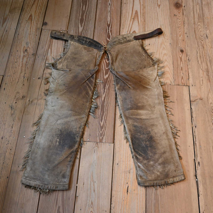 1920's R.T. Frazier Woolie Chaps Tack - Chaps & Chinks R.T. Frazier