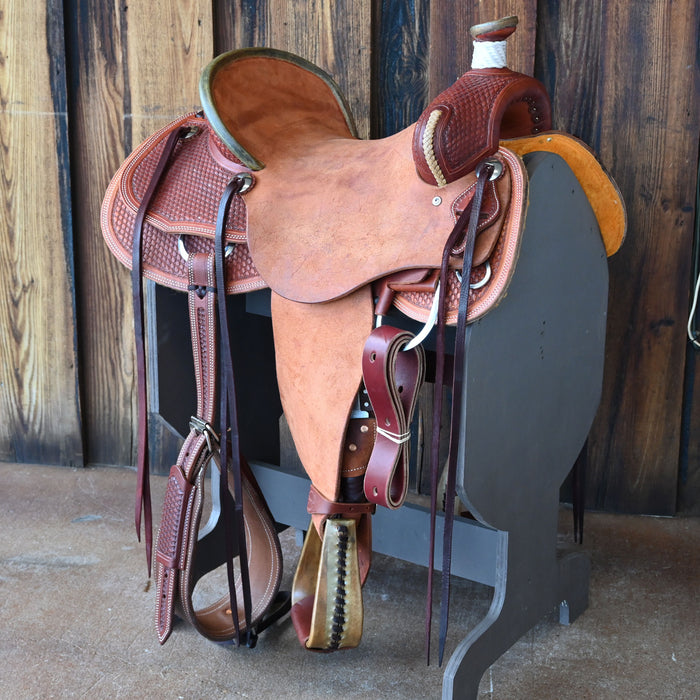 17" TESKEY'S RANCH ASSOCAITION SADDLE Saddles - New Teskey's Saddlery