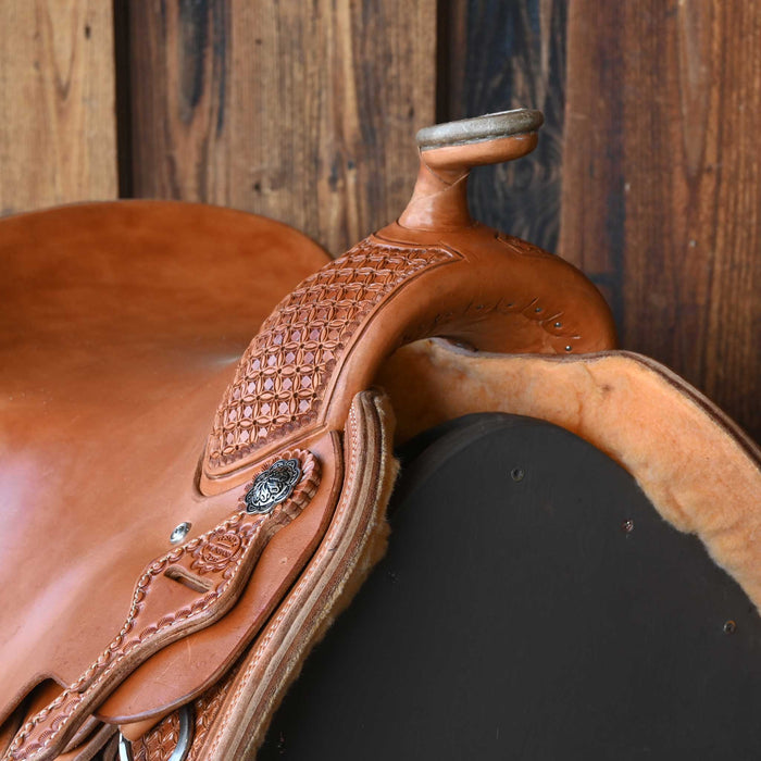 15" TESKEY'S STEER WRESTLING SADDLE